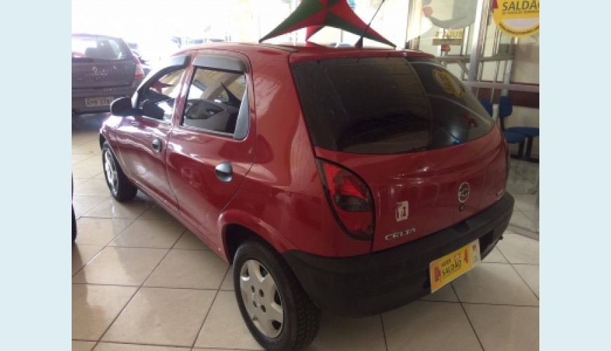 CHEVROLET CELTA 1.0/ SUPER 1.0 MPFI VHC 8V 5P - VERMELHO - 2003 Foto 5 (Grande)