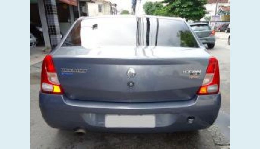 RENAULT LOGAN 1.6 EXPRESSION 8V HI-FLEX 4P - CINZA - 2009 Foto 6 (Grande)