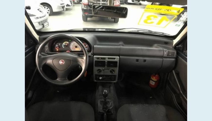 FIAT UNO 1.0 MPI MILLE FIRE ECONOMY 8V FLEX 2P - AZUL - 2013 Foto 6 (Grande)
