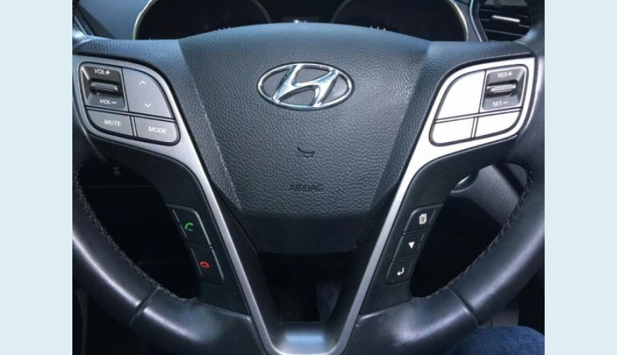 HYUNDAI SANTA FÉ 3.3 MPFI 4X4 7 LUGARES V6 270CV 4P AUT. - PRETO - 2014 Foto 6 (Grande)