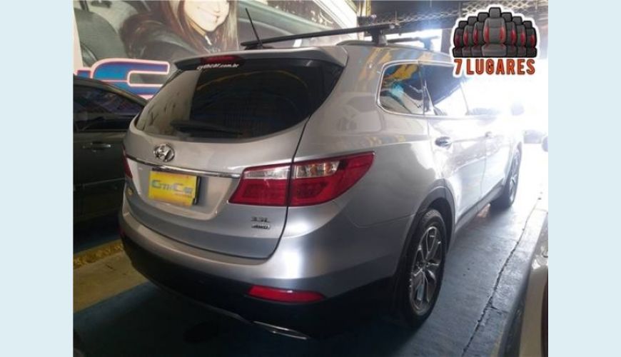 HYUNDAI GRAND SANTA FÉ 3.3 MPFI V6 4WD 4P AUT. - PRATA - 2015 Foto 6 (Grande)