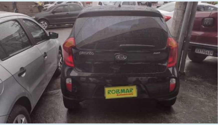 KIA PICANTO 1.0 EX 12V FLEX 4P AUT. - PRETO - 2012 Foto 6 (Grande)