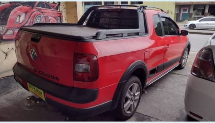 VOLKSWAGEN SAVEIRO 1.6 CROSS CE 8V FLEX 2P - VERMELHO - 2012 Foto 6 (Grande)