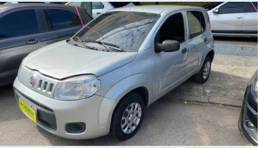 FIAT UNO 1.0 EVO VIVACE 8V FLEX 4P - PRATA - 2014 Foto 6 (Grande)