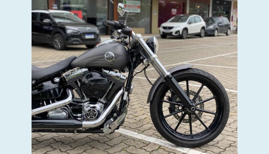 HARLEY-DAVIDSON SOFTAIL BREAKOUT CUSTOM - CINZA - 2016 Foto 6 (Grande)