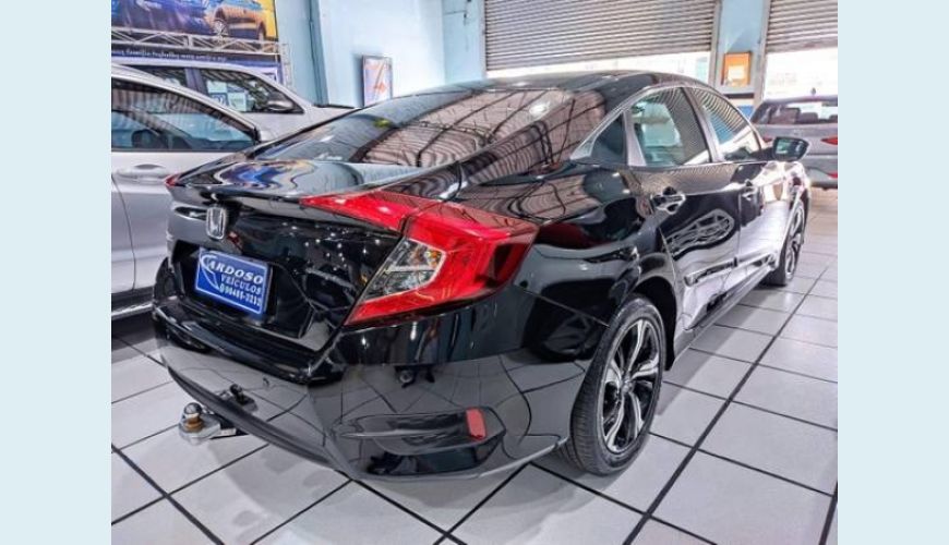 HONDA CIVIC 2.0 16V FLEXONE EXL 4P CVT - PRETO - 2019 Foto 6 (Grande)
