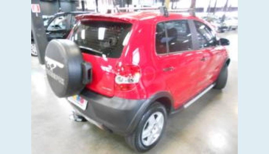 VOLKSWAGEN CROSSFOX 1.6 MI 8V TOTAL FLEX 4P - VERMELHO - 2008 Foto 6 (Grande)