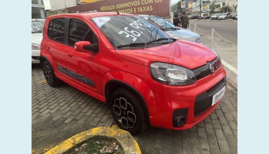 FIAT UNO 1.4 EVO SPORTING 8V FLEX 4P AUT. - VERMELHO - 2016 Foto 6 (Grande)