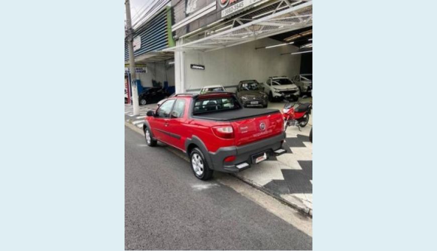 FIAT STRADA 1.4 MPI WORKING CD 8V FLEX 3P - VERMELHO - 2016 Foto 6 (Grande)