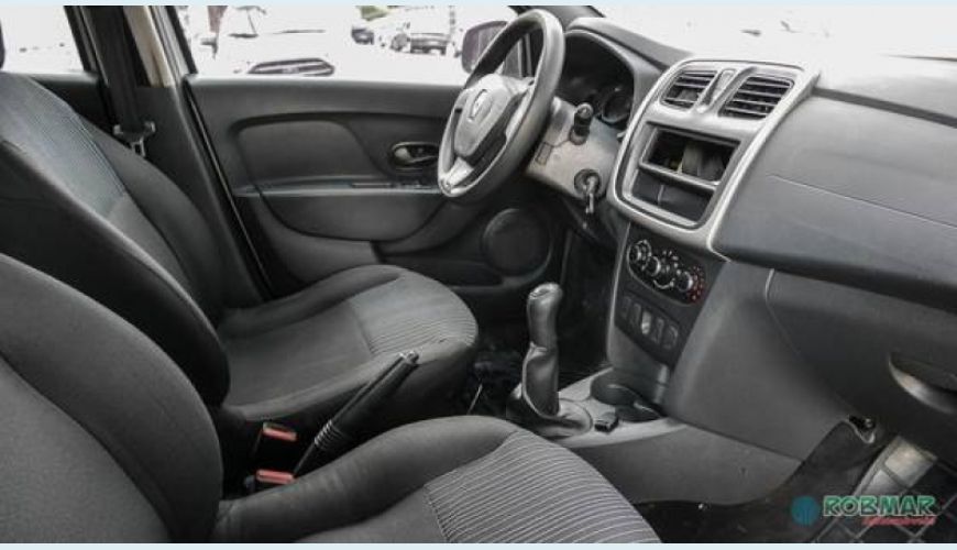 RENAULT SANDERO 1.0 AUTHENTIQUE 16V FLEX 4P - BRANCO - 2016 Foto 6 (Grande)