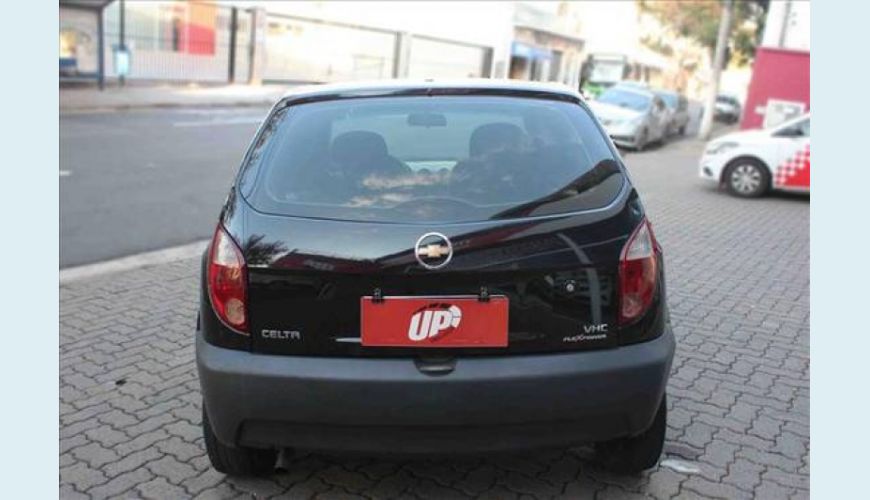 CHEVROLET CELTA 1.0 MPFI LIFE 8V FLEX 4P - PRETO - 2008 Foto 6 (Grande)