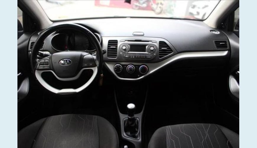 KIA PICANTO 1.0 EX 12V FLEX 4P - PRETO - 2016 Foto 6 (Grande)