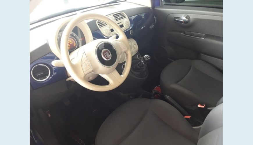 FIAT 500 1.4 CULT 8V FLEX 2P - AZUL - 2012 Foto 6 (Grande)