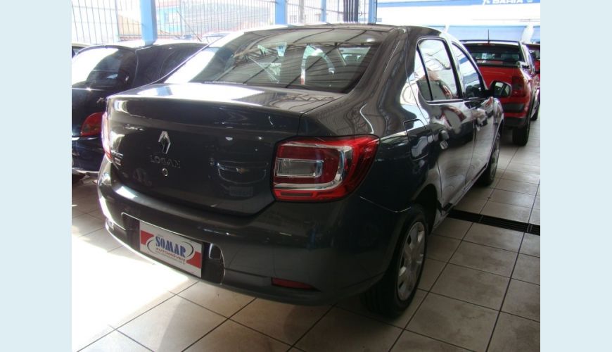 RENAULT LOGAN 1.6 EXPRESSION 8V FLEX 4P - CINZA - 2014 Foto 6 (Grande)