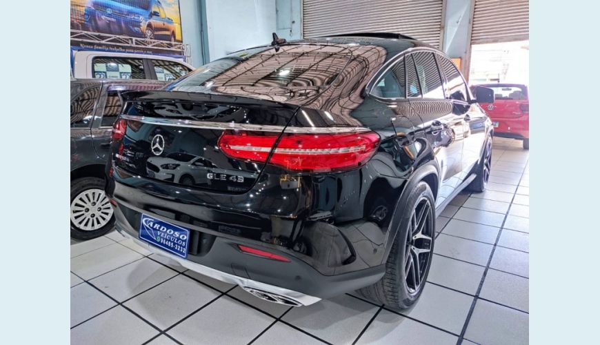 MERCEDES-BENZ GLE 43 AMG 3.0 V6 COUPÉ 4MATIC 9G-TRONIC - PRETO - 2018 Foto 6 (Grande)