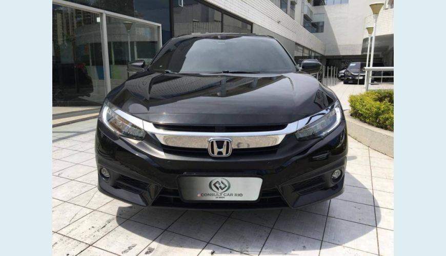 HONDA CIVIC 1.5 16V TURBO TOURING 4P CVT - PRETO - 2017 Foto 6 (Grande)