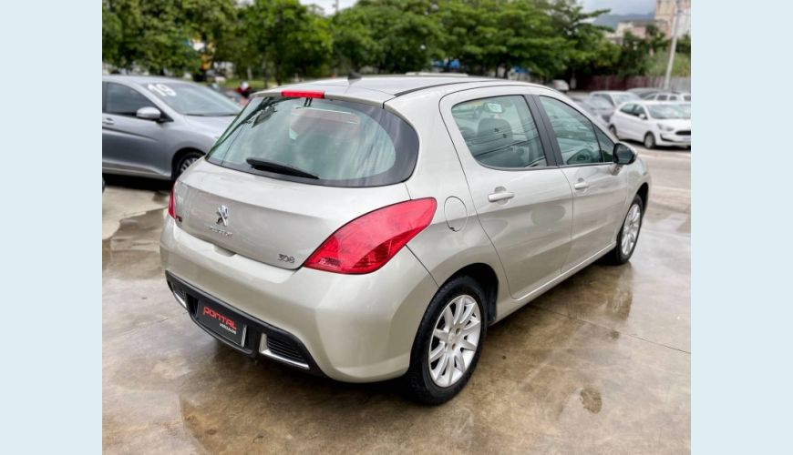 PEUGEOT 308 1.6 ALLURE 16V FLEX 4P - CINZA - 2013 Foto 6 (Grande)