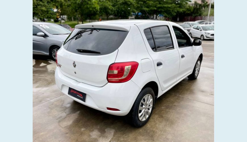 RENAULT SANDERO 1.0 12V SCE FLEX AUTHENTIQUE - BRANCO - 2020 Foto 6 (Grande)