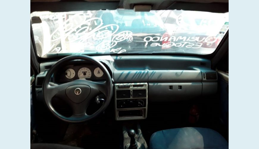 FIAT UNO 1.0 MPI MILLE FIRE 8V FLEX 4P - PRATA - 2002 Foto 6 (Grande)