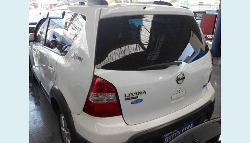 NISSAN LIVINA 1.8 SL X-GEAR 16V FLEX 4P AUT. - BRANCO - 2014 Foto 6 (Grande)