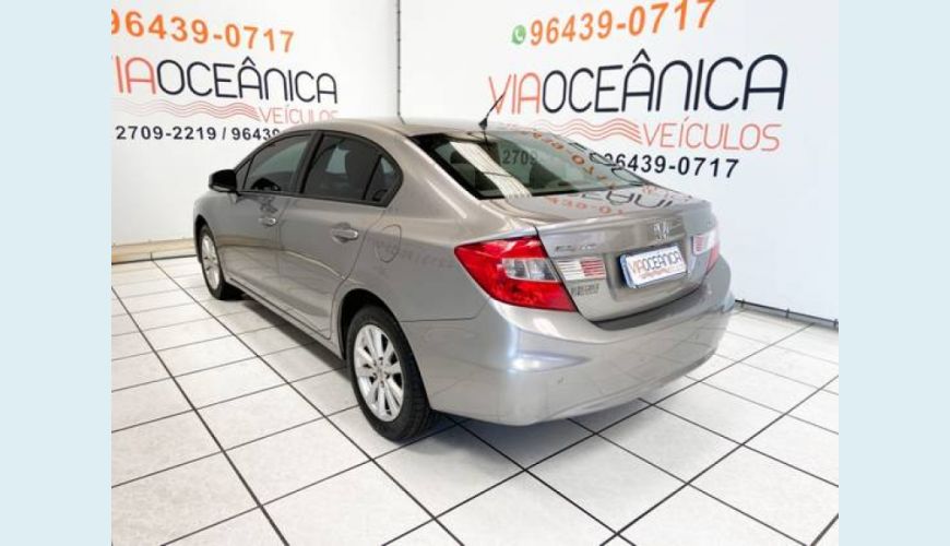 HONDA CIVIC 1.8 LXS 16V FLEX 4P AUT. - CINZA - 2015 Foto 6 (Grande)