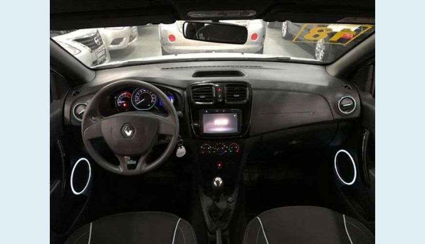 RENAULT SANDERO 1.0 12V SCE FLEX VIBE - BRANCO - 2018 Foto 6 (Grande)