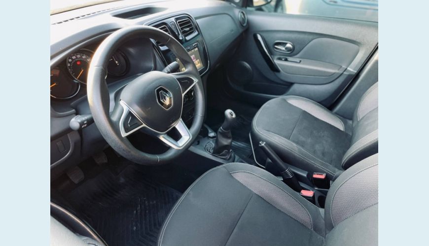 RENAULT LOGAN 1.0 12V SCE FLEX ZEN - BRANCO - 2020 Foto 6 (Grande)