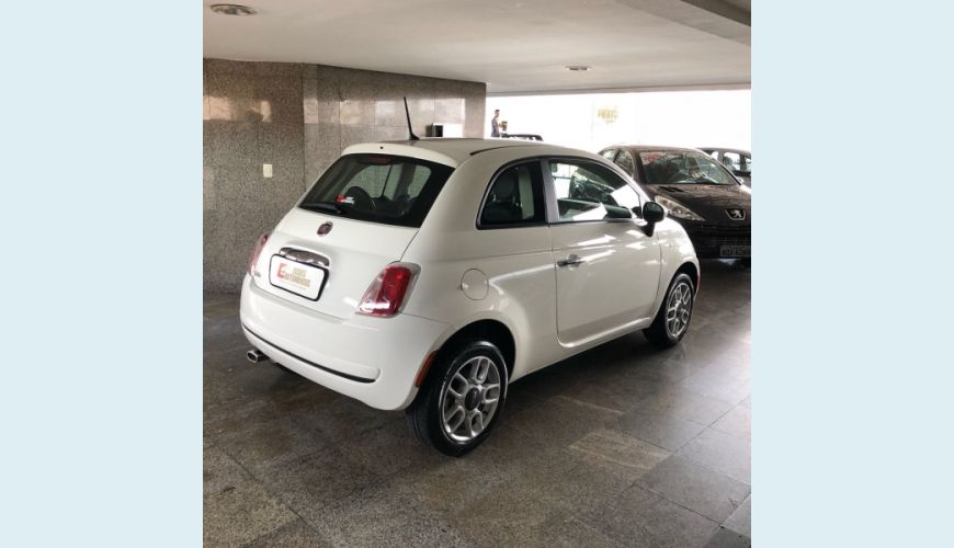FIAT 500 1.4 CULT 8V FLEX 2P - BRANCO - 2014 Foto 6 (Grande)
