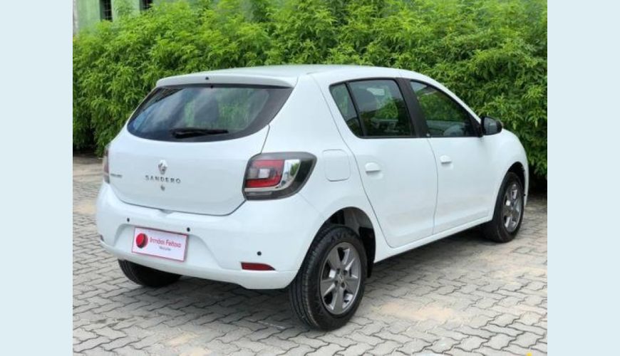RENAULT SANDERO 1.0 12V SCE FLEX VIBE - BRANCO - 2017 Foto 6 (Grande)
