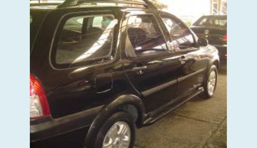 FIAT PALIO 1.8 MPI ADVENTURE WEEKEND 16V FLEX 4P - PRETO - 2007 Foto 6 (Grande)