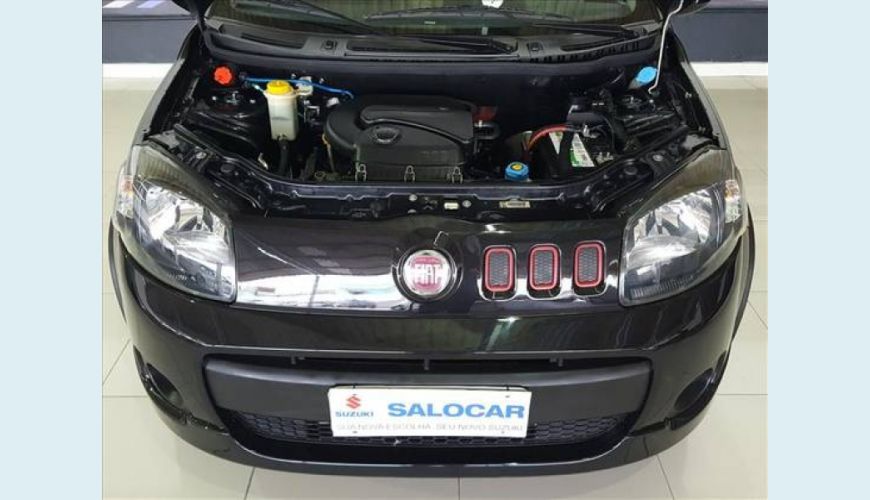 FIAT UNO 1.4 EVO SPORTING 8V FLEX 4P - PRETO - 2011 Foto 6 (Grande)