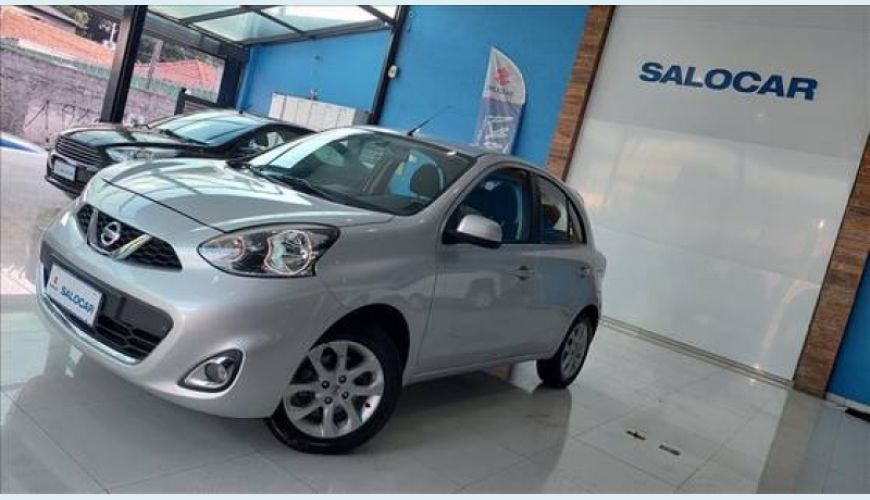 NISSAN MARCH 1.6 SV 16V FLEX 4P - PRATA - 2015 Foto 6 (Grande)