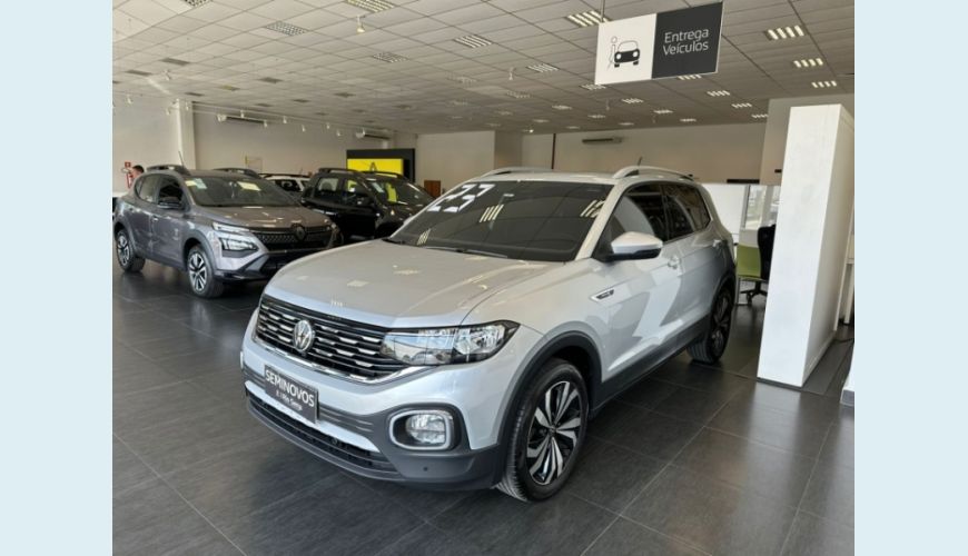 VOLKSWAGEN T-CROSS 1.4 250 TSI TOTAL FLEX HIGHLINE AUT. - PRATA - 2023 Foto 6 (Grande)