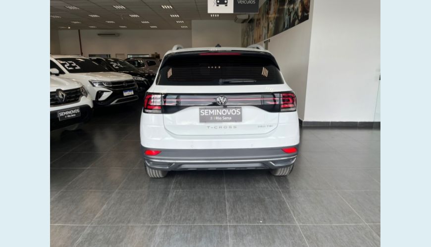 VOLKSWAGEN T-CROSS 1.4 250 TSI TOTAL FLEX HIGHLINE AUT. - BRANCO - 2024 Foto 6 (Grande)
